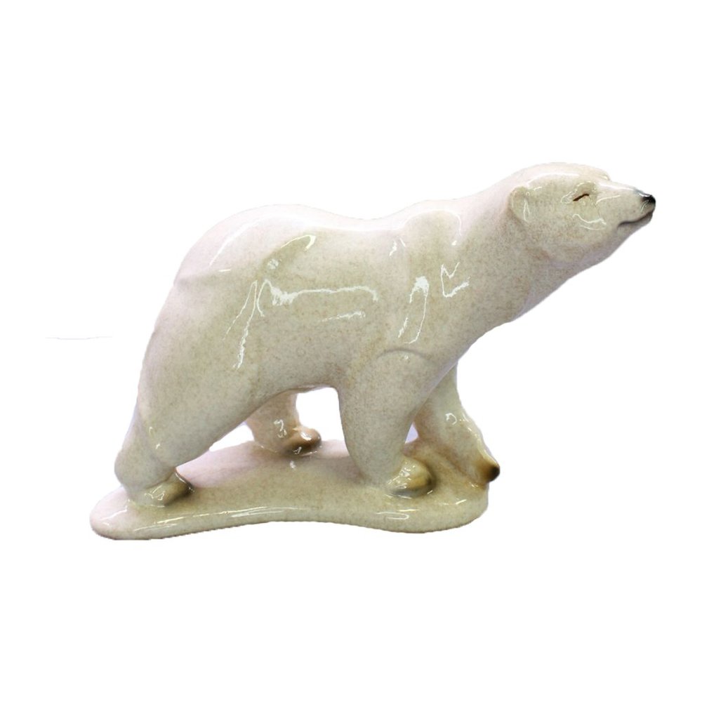 Tunnie - Polar Bear Ceramic Figurine - Home Decor